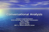 Conversational analysis