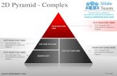 2d pyramid stacked shapes chart complex powerpoint ppt templates.
