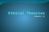 Acca p1  chap 12- ethical theories