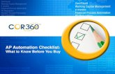 AP Automation Checklist: What to Know Before You Buy