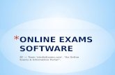 Online exams software