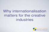 Why internationalisation matters to the creative industries?