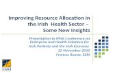 How to ensure the best utilisation of healthcare resources in Ireland - the economist perspective