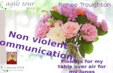 Non violent communication and Agile: Individuals and Interactions over processes and tools