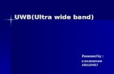 Ultra Wide Band Ppt 2003