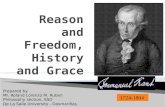 KANT Reason & Freedom, History and Grace