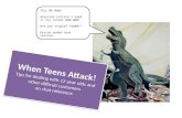 When Teens Attack: Tips for Dealing with 12 Year Olds and Other Difficult Customers on Chat Reference