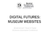 Digital futures  museum websites at ma 2014