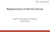 Learning Gateway Conference - Replacement of the file server