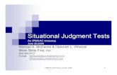 Situational Judgement Test - McDaniel