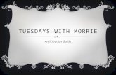 Tuesdays with morrie anticipation guide