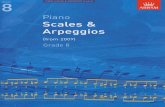 ABRSM Grade 8 Piano Scales and Arpeggios