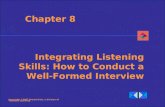 Intergrating listening skills revised 10-17