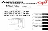 Mitsubishi e500 Series Manual