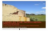 Land Issues in the Northern Province Post War Politics Policy and Practices