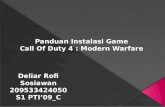 Panduan Instalasi Game Call of Duty 4 (Modern Warfare)