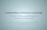 Leadership In Distance Learning Draft 6