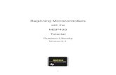 Beginning Micro Controllers MSP430 - V0.3 - Gustavo Litovsky