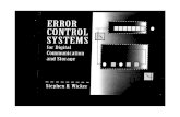 Error Control Systems for Digital Communication and Storage (Stephen B. Wicker)