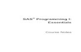 18174229 SAS Programming I Essentials