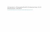 People Soft Enterprise HCM 9.0 Release Notes