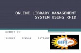 Online Library Management System Using Rfid......Final Ppt