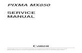 Canon MX850 Service Manual