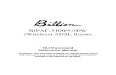 BIPAC-5100 CLI Reference Manual