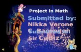 Project in Mathematics. Functions
