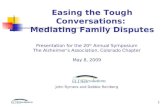 Easing the Tough Conversations: Mediating Elder/Family Disputes