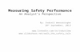 Measuring Safety Performance - An Analyst’s Perspective