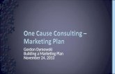 Marketing Plan - One Cause Consulting