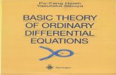 Basic Theory of Ordinary Differential Equations Universitext