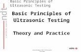 Basic Principles of Ultrasonic Testing.  Theory and Practice.