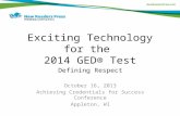 Exciting Technology for GED Test Prep: Defining Respect