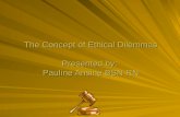 Ethical dilemmas presentation
