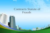 Contracts statute of frauds