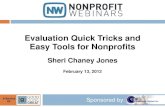 Evaluation Quick Tricks and Easy Tools for Nonprofits