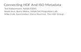 Connecting HDF with ISO Metadata Standards