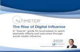 [Slides] The Rise of Digital Influence, with Brian Solis