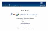 How to use Google Public Data Explorer