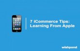 7 iCommerce Tips: Learning From Apple