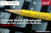Financial Stress and Irish Employees MyMoney Report September 2013