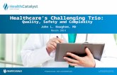 Healthcare’s Challenging Trio: Quality, Safety, and Complexity