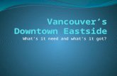 Vancouver’s downtown eastside