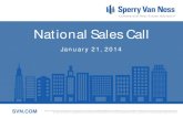 Sperry Van Ness #CRE National Sales Meeting 1-21-14