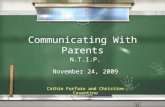 Communicating With Parents
