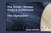 3 greek gods and goddesses   olympians
