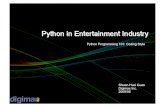 Python Programming in Entertainment Industry: Coding Style