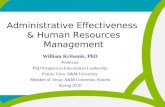Human resources effectiveness kritsonis